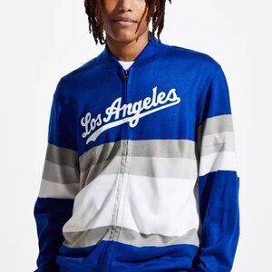 Men’s UO Mitchell‎ & Ness Los Angeles Dodgers Full-Zip Sweater Jacket 2XL